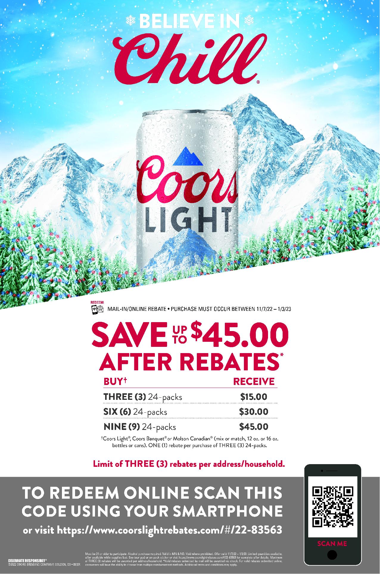 Coors Light 24 Pack Shelly Lighting