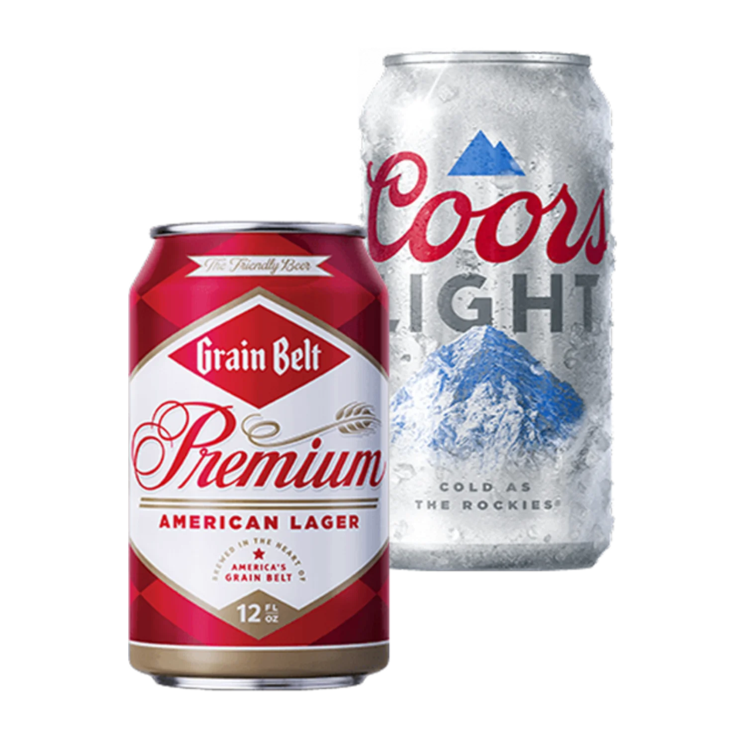 Domestic beer cans