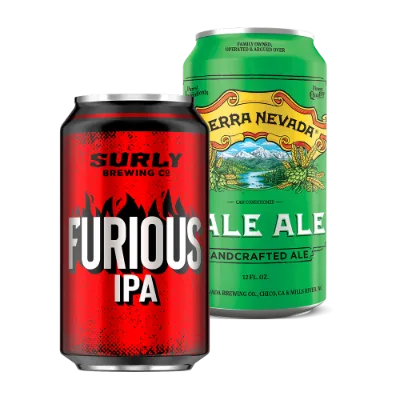 Craft beer cans