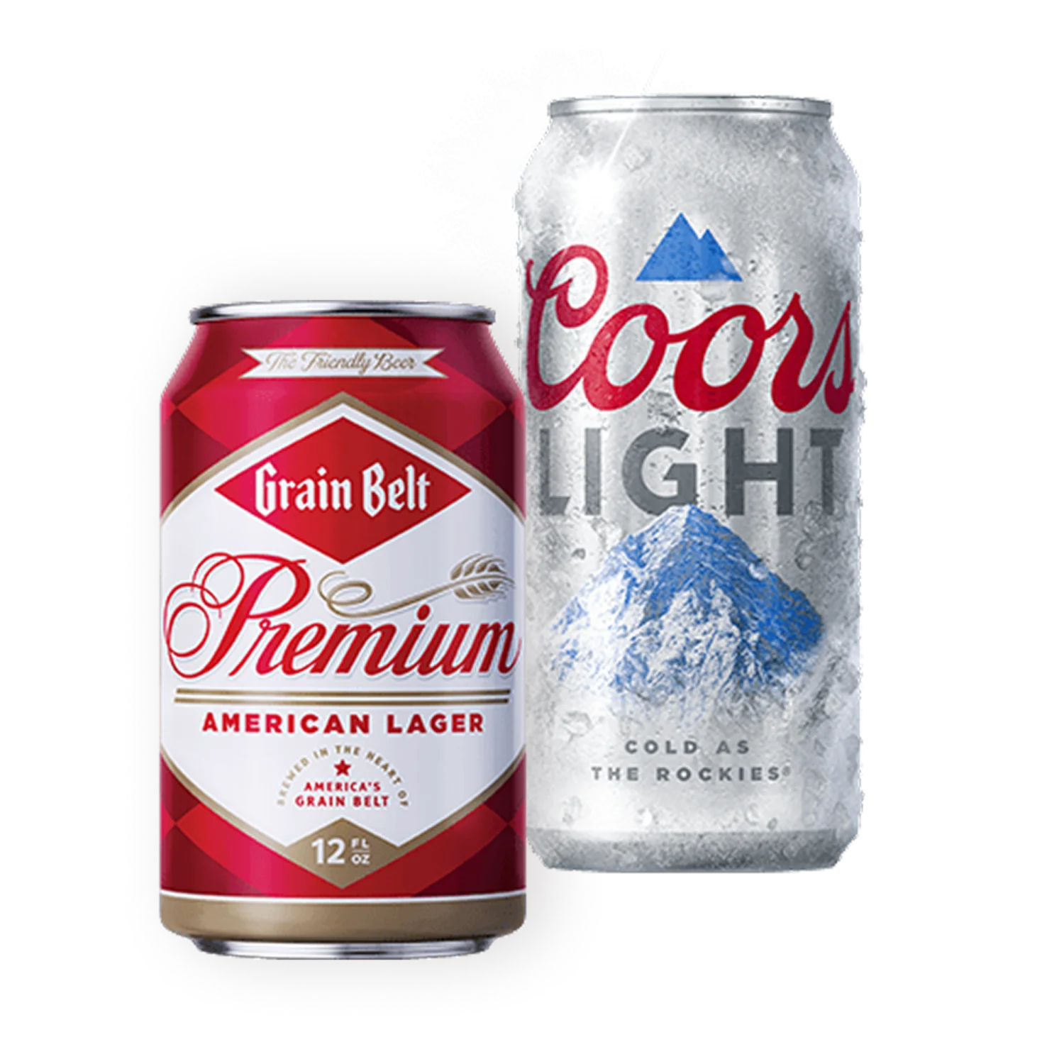 Domestic beer cans