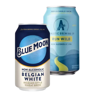 Non-alcoholic beer cans